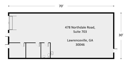 478 Northdale Rd, Lawrenceville, GA en alquiler Plano de la planta- Imagen 2 de 6