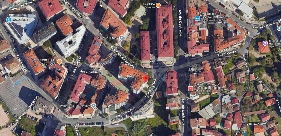 Local en Vigo, Pontevedra en venta - Vista aérea - Imagen 2 de 2