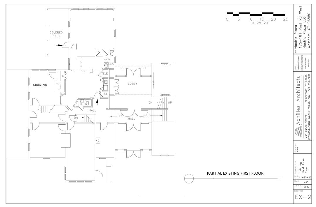 181 Post Rd W, Westport, CT en alquiler Plano de la planta- Imagen 1 de 5