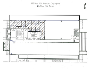 555 W 12th Ave, Vancouver, BC en alquiler Plano de la planta- Imagen 1 de 1