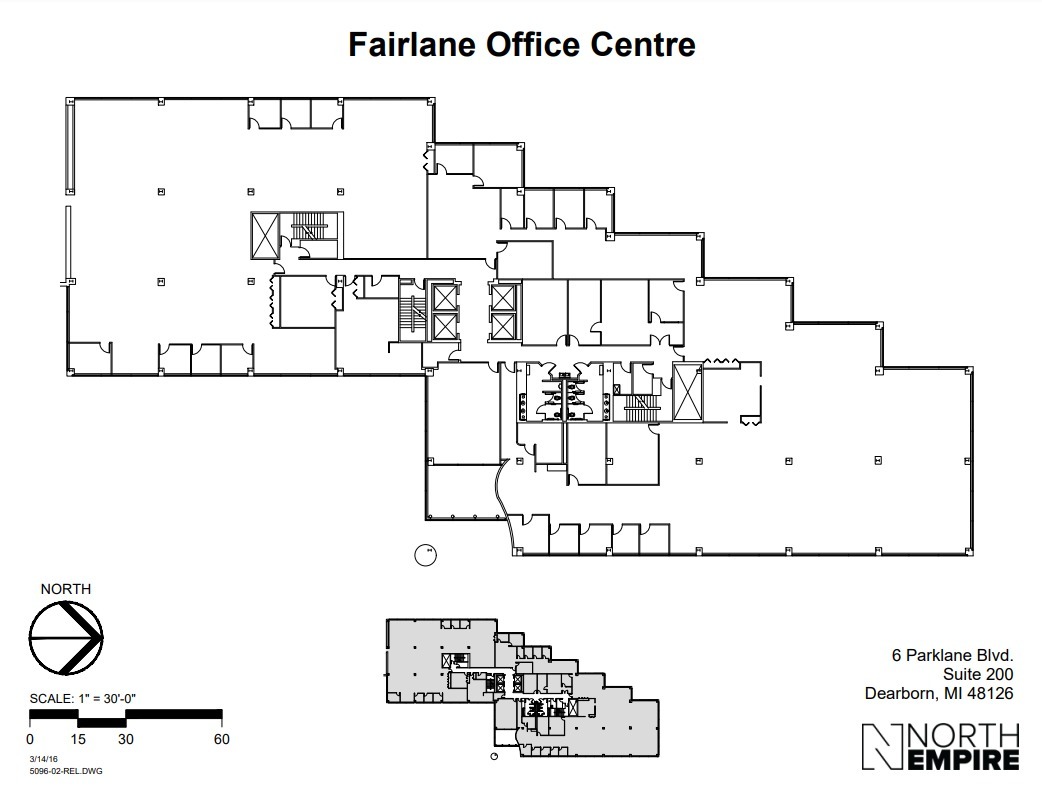 4-6 Parklane Blvd, Dearborn, MI en alquiler Plano de la planta- Imagen 1 de 1