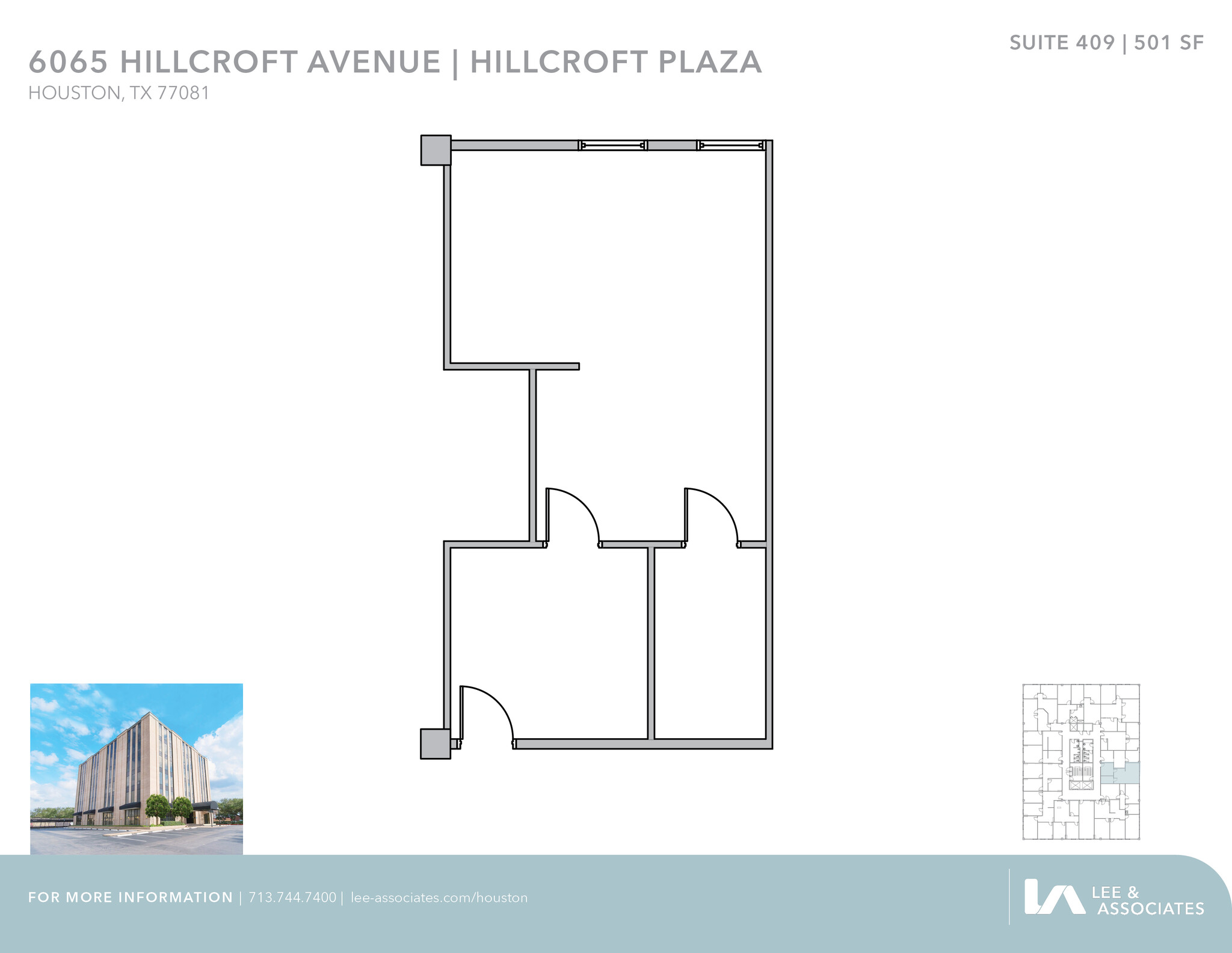 6065 Hillcroft Ave, Houston, TX en alquiler Plano de la planta- Imagen 1 de 1