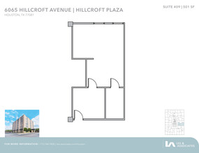 6065 Hillcroft Ave, Houston, TX en alquiler Plano de la planta- Imagen 1 de 1