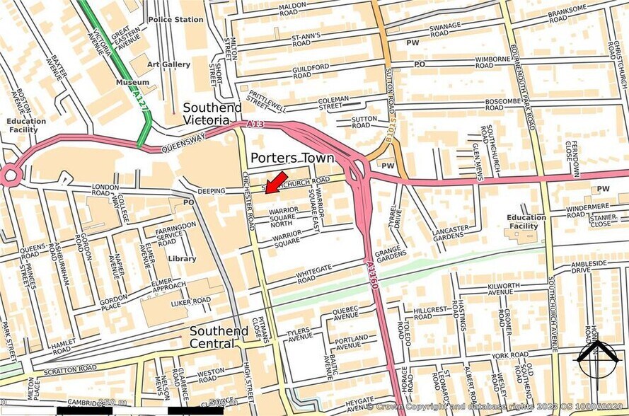 24 Southchurch Rd, Southend On Sea en venta - Plano Goad - Imagen 2 de 2