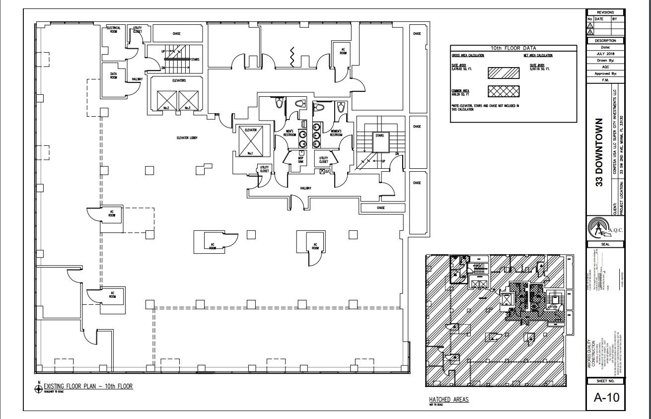 33 SW 2nd Ave, Miami, FL en alquiler Plano de la planta- Imagen 1 de 1