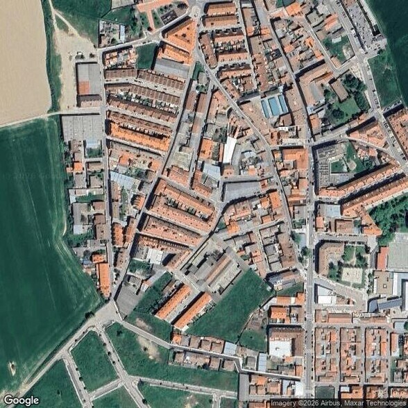Nave en Santovenia de Pisuerga en venta - Vista aérea - Imagen 1 de 1
