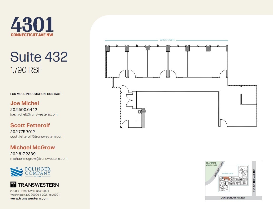 4301 Connecticut Ave NW, Washington, DC en alquiler Plano de la planta- Imagen 1 de 1