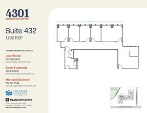 4301 Connecticut Ave NW, Washington, DC en alquiler Plano de la planta- Imagen 1 de 1