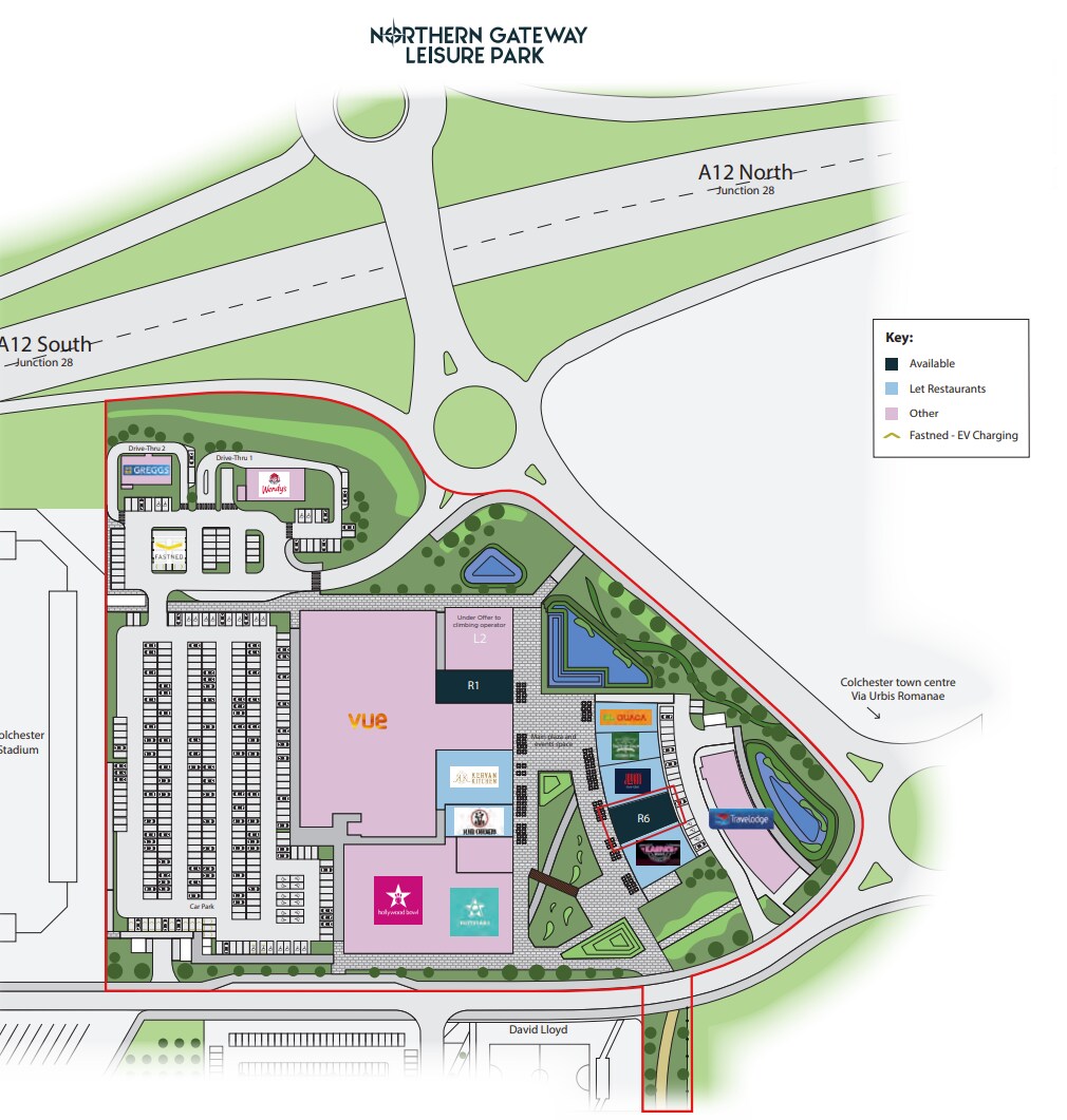 R4-R7 United Way, Colchester en alquiler Plano del sitio- Imagen 1 de 4