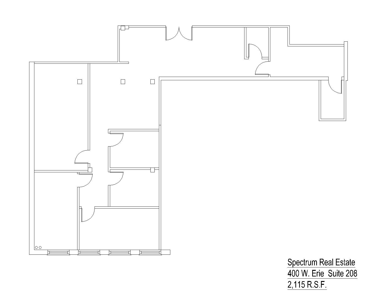 400 W Erie St, Chicago, IL en alquiler Plano de la planta- Imagen 1 de 1