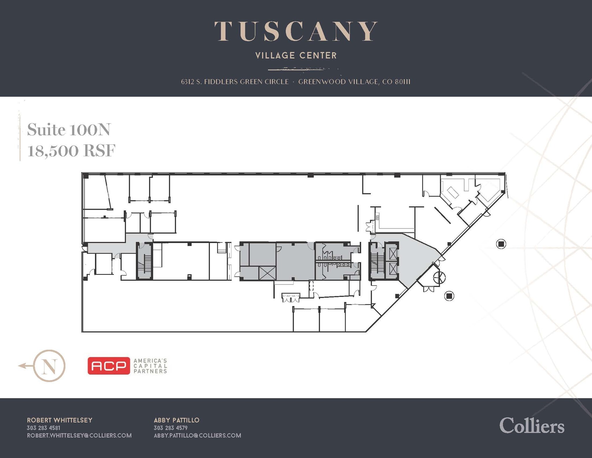 6312 S Fiddlers Green Cir, Greenwood Village, CO en alquiler Plano de la planta- Imagen 1 de 1