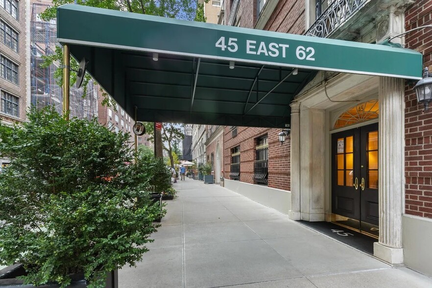 45 E 62nd St, New York, NY en venta - Foto del edificio - Imagen 1 de 6