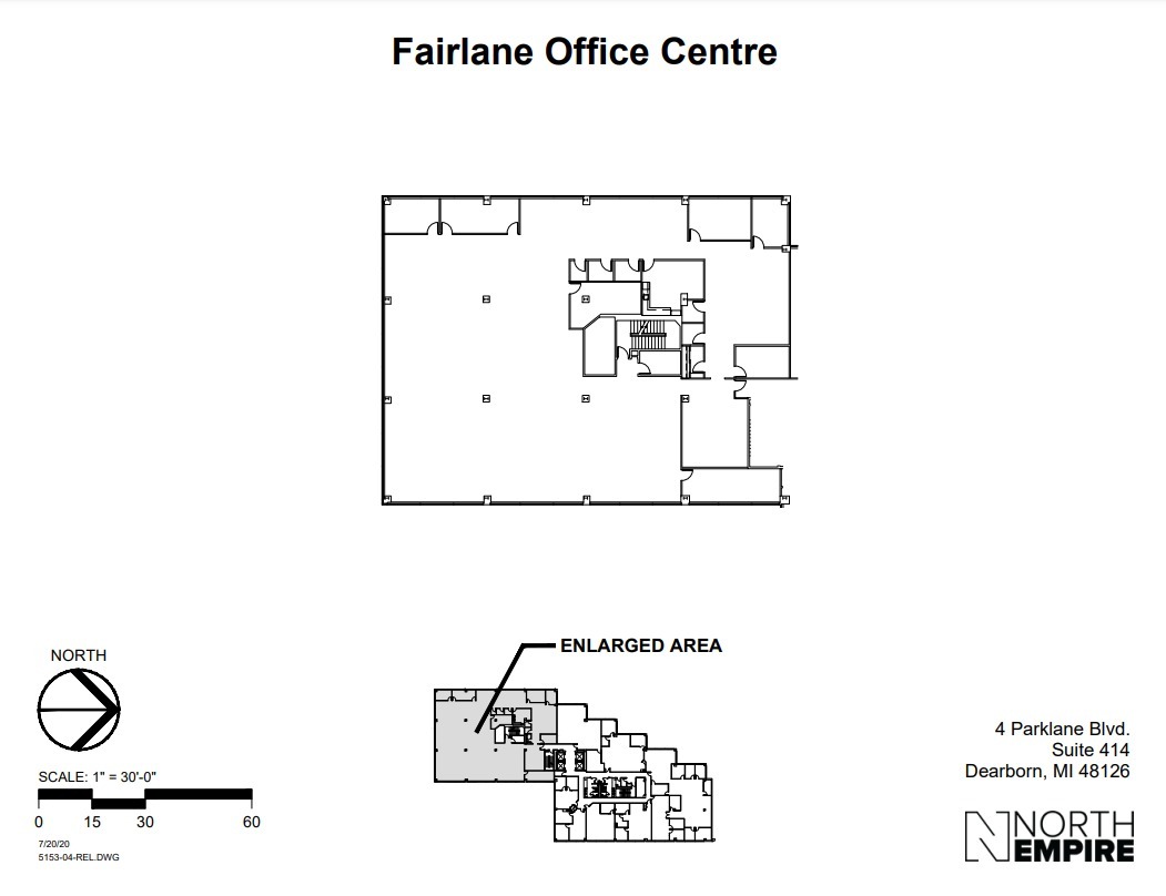 4-6 Parklane Blvd, Dearborn, MI en alquiler Plano de la planta- Imagen 1 de 1