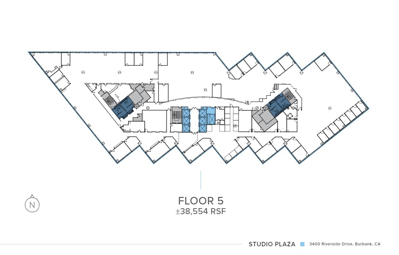 3400 W Riverside Dr, Burbank, CA en alquiler Plano de la planta- Imagen 1 de 1