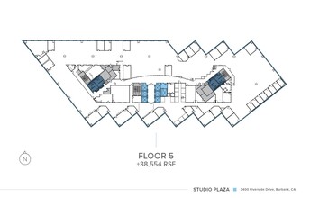 3400 W Riverside Dr, Burbank, CA en alquiler Plano de la planta- Imagen 1 de 1