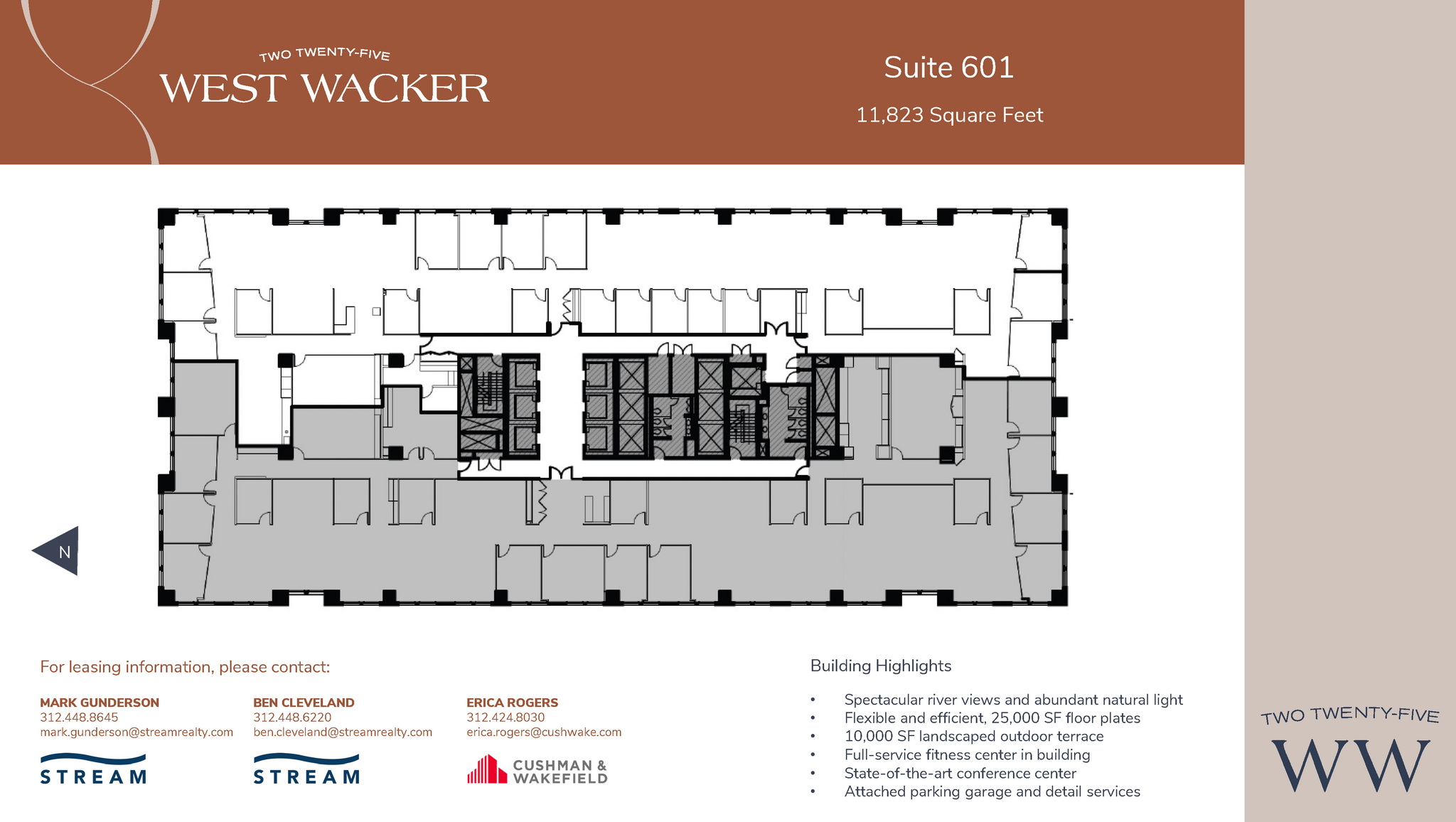 225 W Wacker Dr, Chicago, IL en alquiler Plano de la planta- Imagen 1 de 1