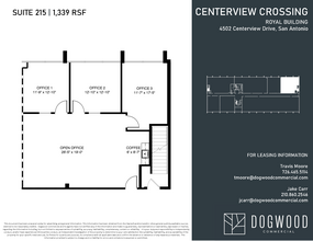 4538 Centerview Dr, San Antonio, TX en alquiler Plano de la planta- Imagen 1 de 1