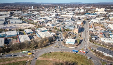 Tenax Rd, Manchester, GTM - Aérea  vista de mapa