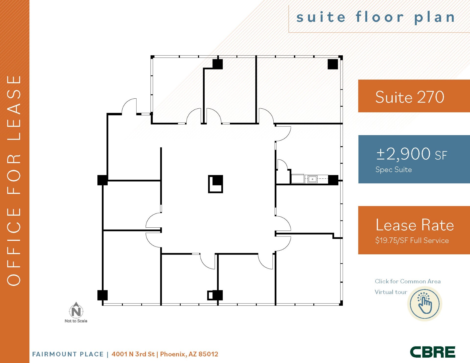 4001 N 3rd St, Phoenix, AZ en alquiler Plano de la planta- Imagen 1 de 7