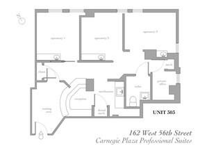 162 W 56th St, New York, NY en alquiler Plano de la planta- Imagen 1 de 1