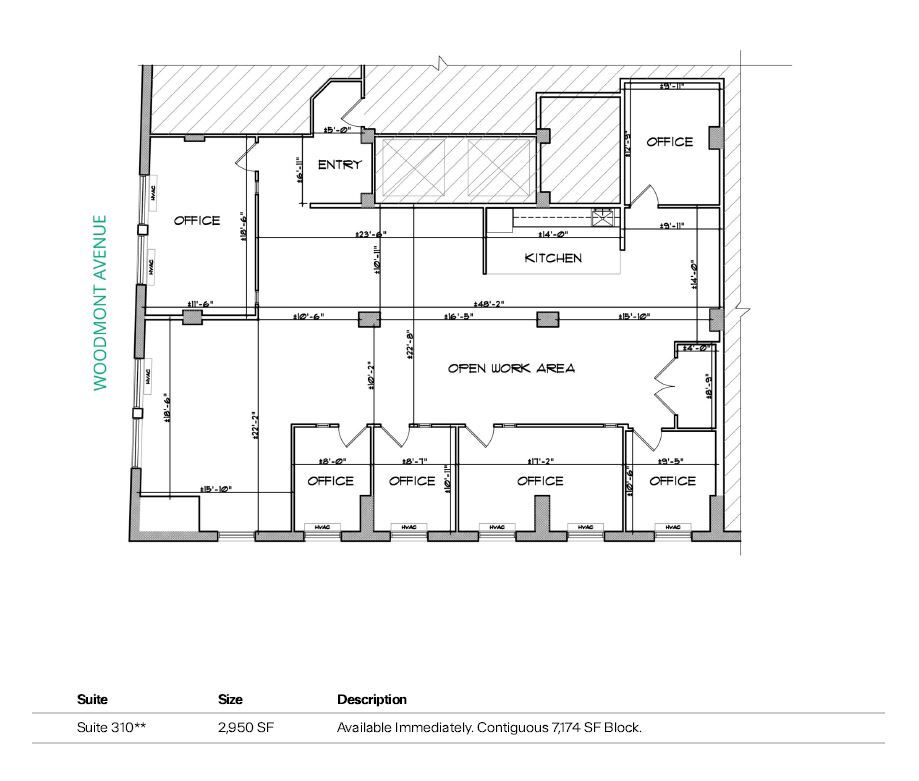 8120 Woodmont Ave, Bethesda, MD en alquiler Plano de la planta- Imagen 1 de 1