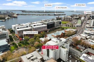 591 Hunter St, Newcastle West, NSW - Aérea  vista de mapa - Image1