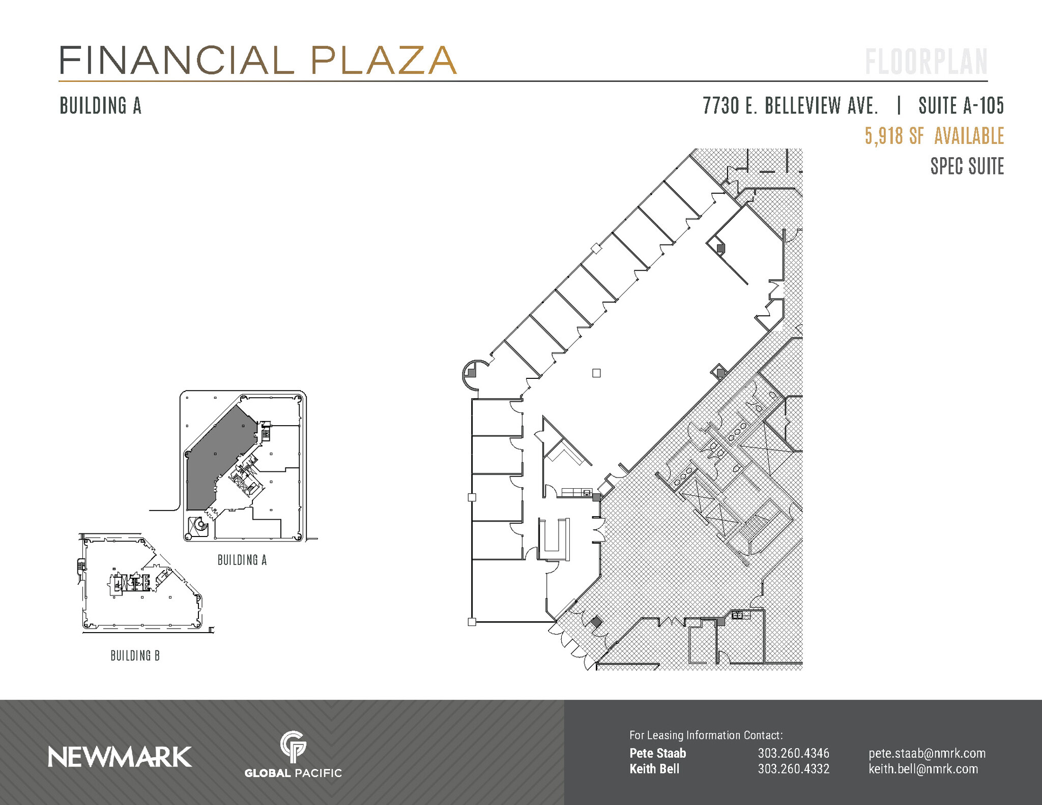 7730 E Belleview Ave, Greenwood Village, CO en alquiler Plano de la planta- Imagen 1 de 2