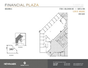 7730 E Belleview Ave, Greenwood Village, CO en alquiler Plano de la planta- Imagen 1 de 2