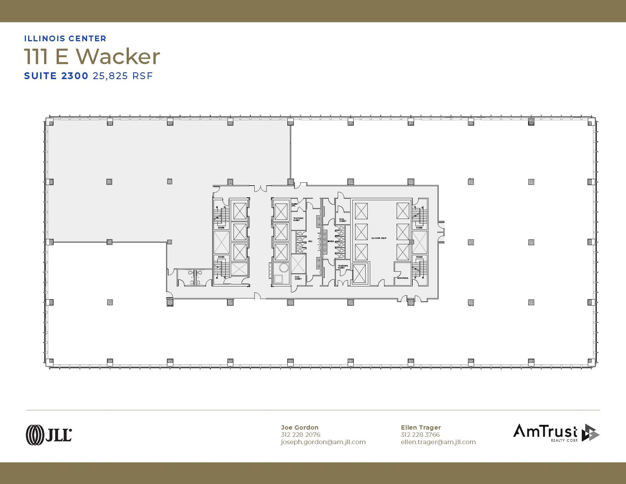 111 E Wacker Dr, Chicago, IL en alquiler Plano de la planta- Imagen 1 de 1