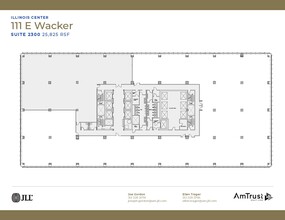 111 E Wacker Dr, Chicago, IL en alquiler Plano de la planta- Imagen 1 de 1