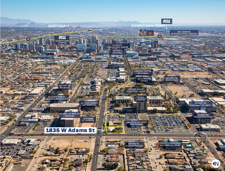 1835 W Adams St, Phoenix, AZ en venta - Foto del edificio - Imagen 3 de 9