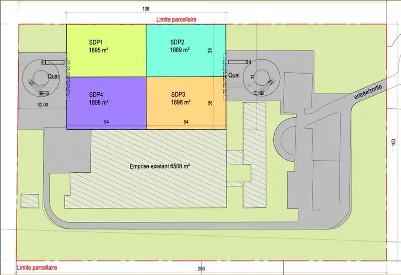 Nave en Monchy-le-Preux en venta - Plano del sitio - Imagen 2 de 2