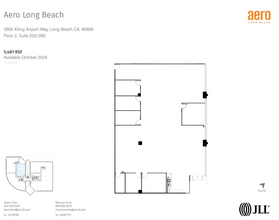 3900 Kilroy Airport Way, Long Beach, CA en alquiler Plano de la planta- Imagen 1 de 1