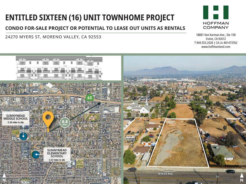 24270 Myers Ave, Moreno Valley, CA en venta - Vista aérea - Imagen 1 de 5