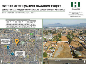 24270 Myers Ave, Moreno Valley, CA - VISTA AÉREA  vista de mapa - Image1