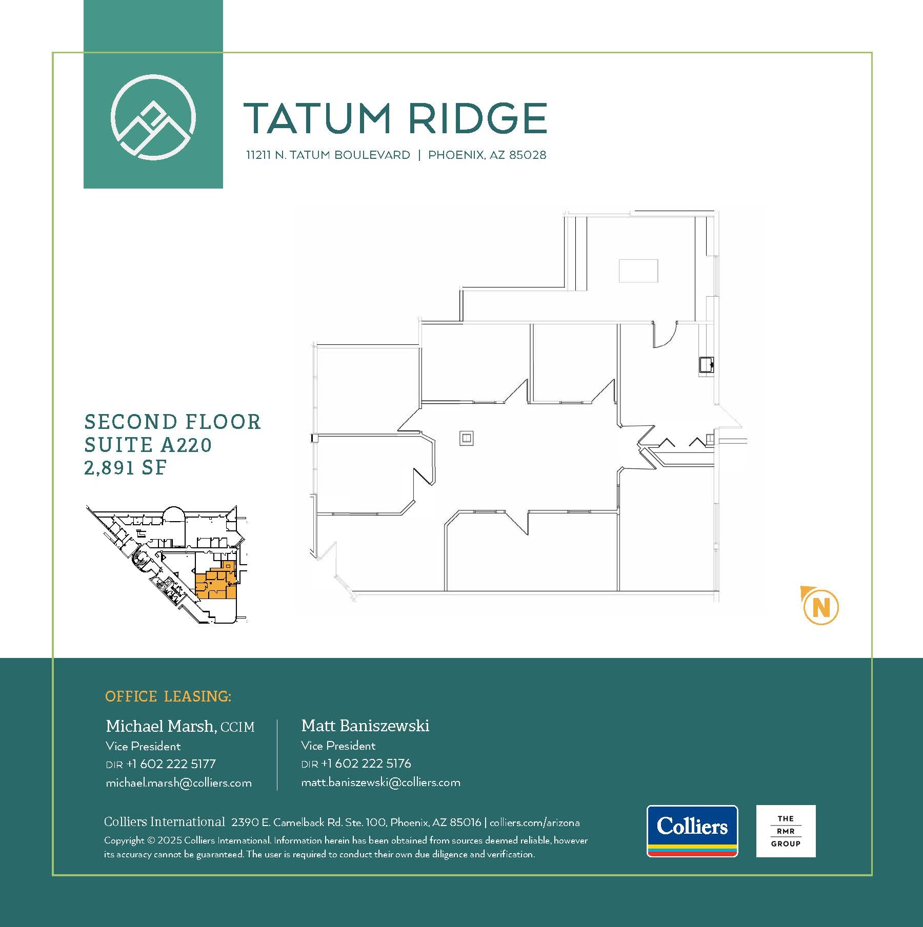 11209 N Tatum Blvd, Phoenix, AZ en alquiler Plano de la planta- Imagen 1 de 2