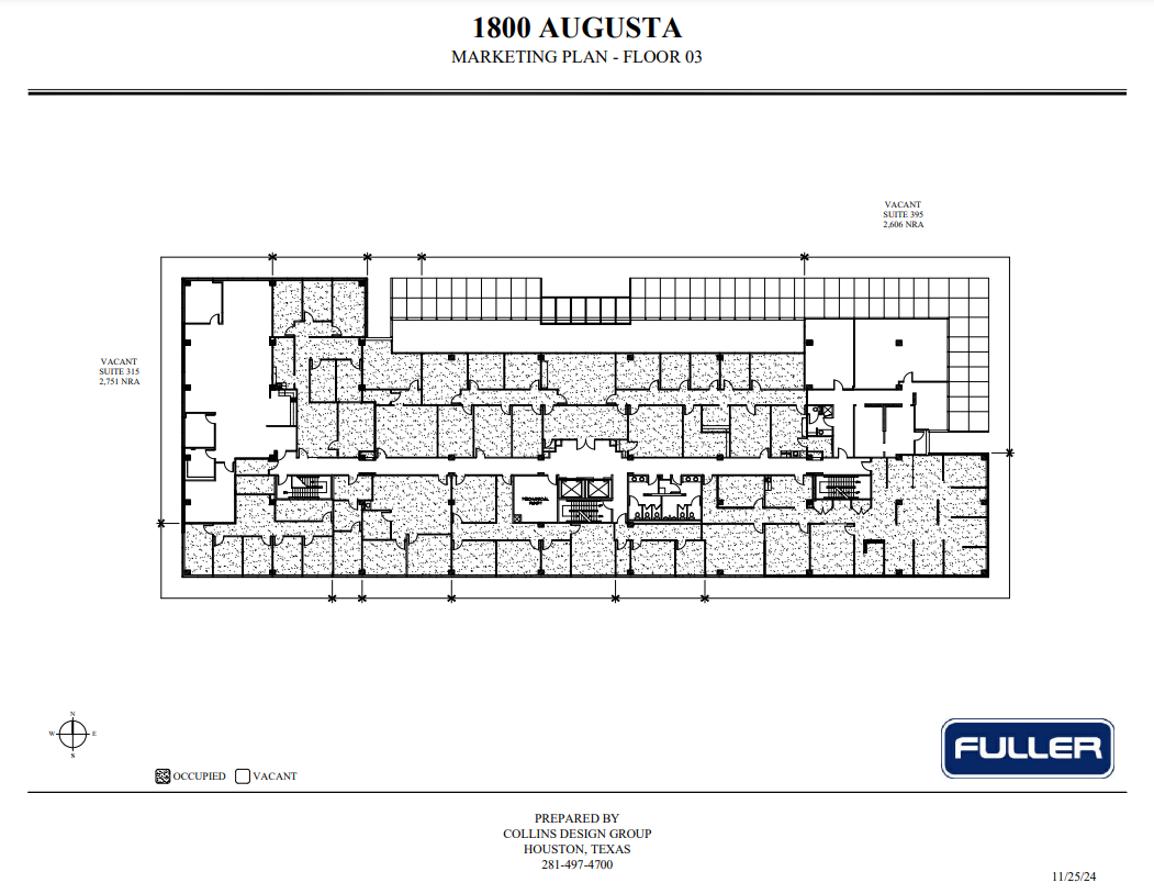 1800 Augusta Dr, Houston, TX en alquiler Plano de la planta- Imagen 1 de 1