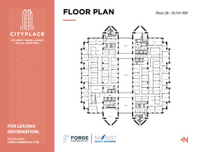 2711 N Haskell Ave, Dallas, TX en alquiler Plano de la planta- Imagen 1 de 1