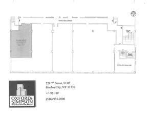 229 7th St, Garden City, NY en alquiler Plano de la planta- Imagen 1 de 1