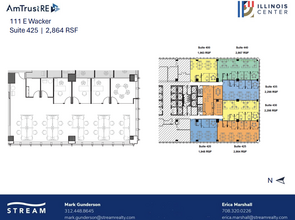 111 E Wacker Dr, Chicago, IL en alquiler Plano de la planta- Imagen 1 de 1