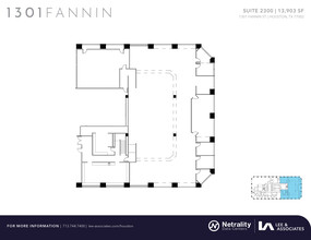 1301 Fannin St, Houston, TX en alquiler Plano de la planta- Imagen 2 de 2