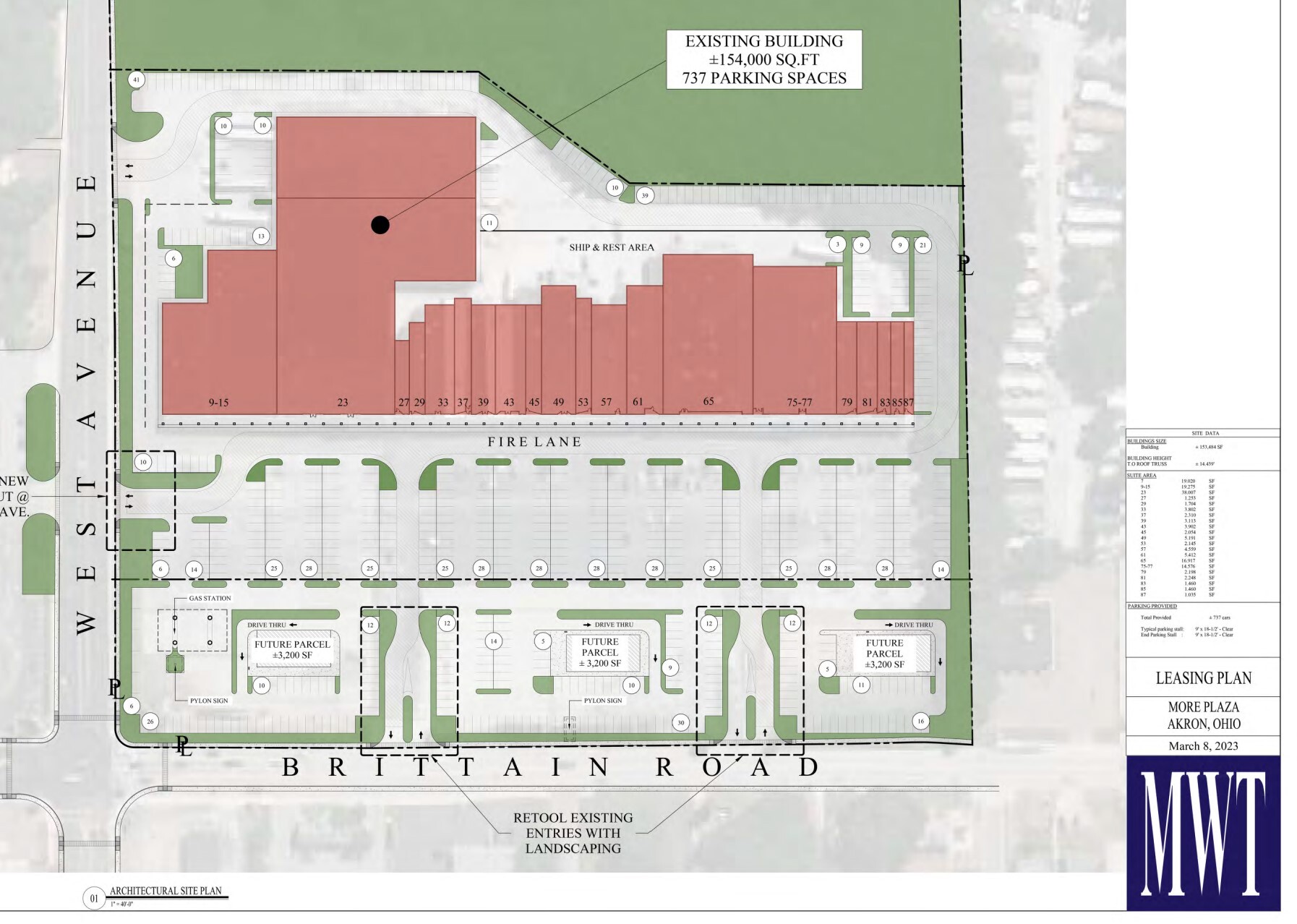 18-87 Midway Plz, Tallmadge, OH en alquiler Plano de la planta- Imagen 1 de 1