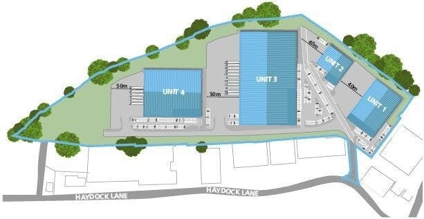 Unit 4 Haydock Ln, Haydock en alquiler - Foto del edificio - Imagen 3 de 4