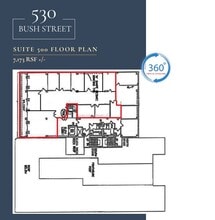 530 Bush St, San Francisco, CA en alquiler Plano de la planta- Imagen 1 de 1
