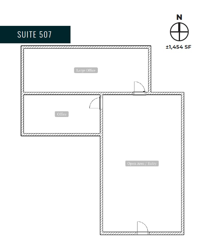 18425 Burbank Blvd, Tarzana, CA en alquiler Plano de la planta- Imagen 1 de 3