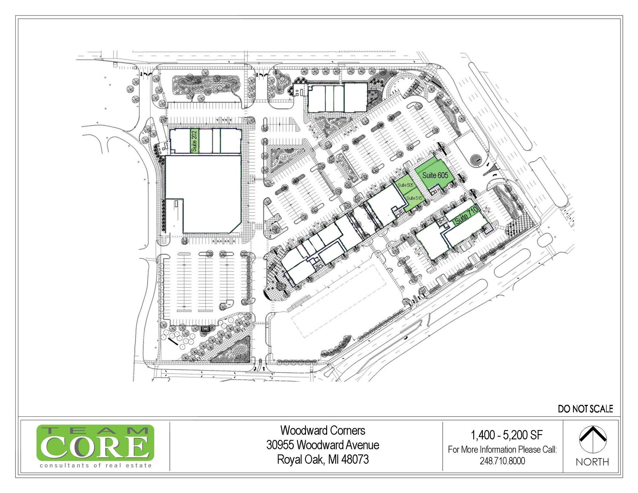 Woodward Ave, Royal Oak, MI en alquiler Plano de la planta- Imagen 1 de 1