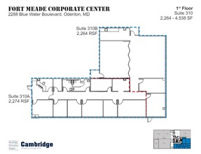 2288 Blue Water Blvd, Odenton, MD en alquiler Plano de la planta- Imagen 1 de 1