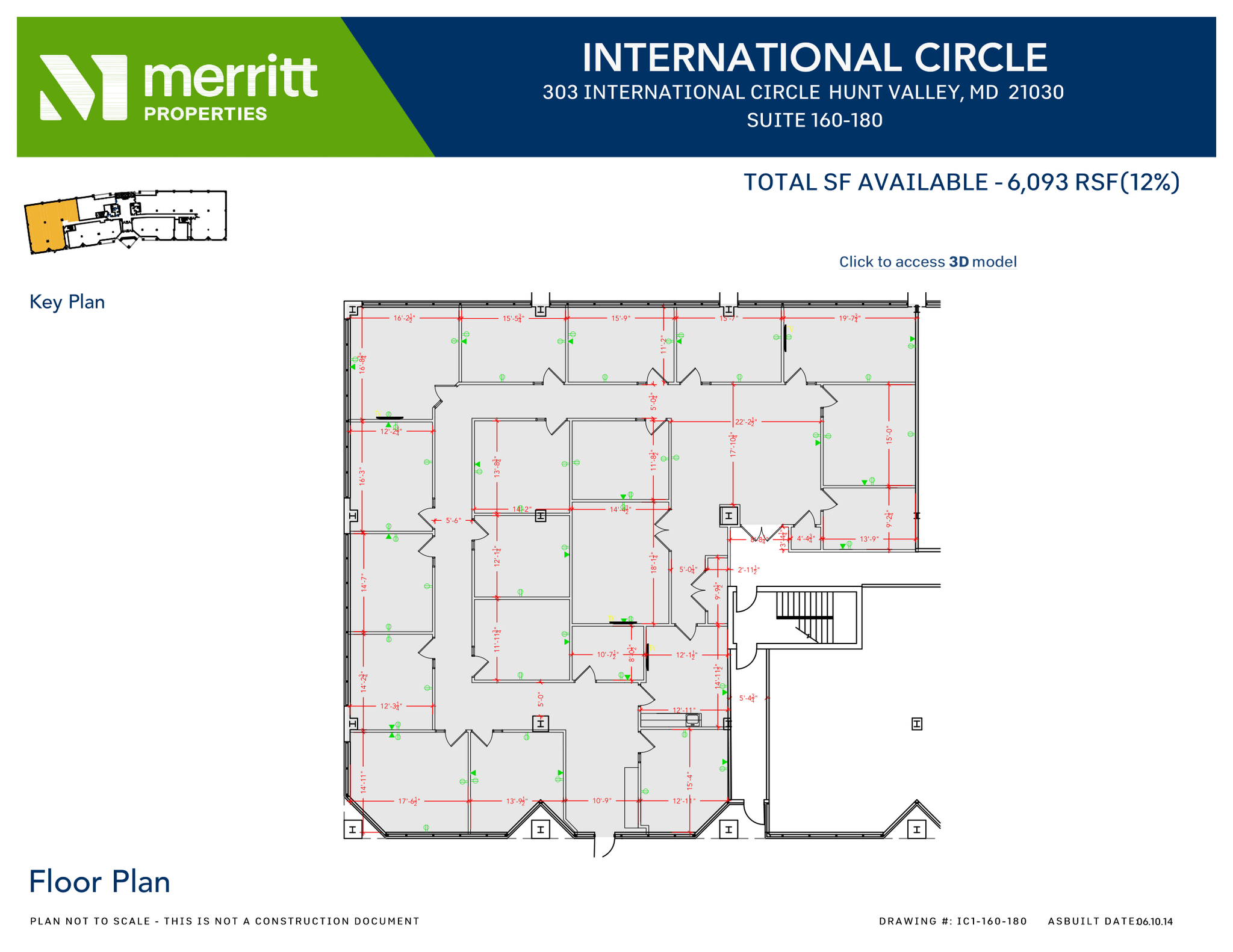 303 International Cir, Hunt Valley, MD en alquiler Plano de la planta- Imagen 1 de 1