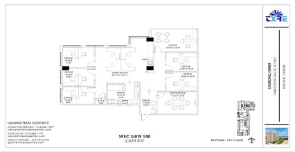 12400 Coit Rd, Dallas, TX en alquiler Plano de la planta- Imagen 2 de 2