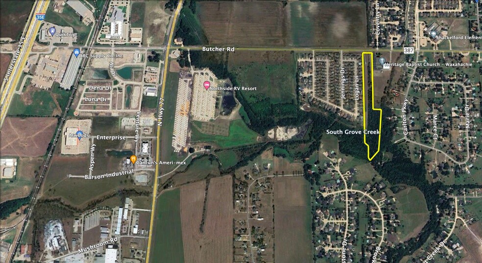 0 Butcher Rd, Waxahachie, TX en venta - Foto del edificio - Imagen 2 de 3